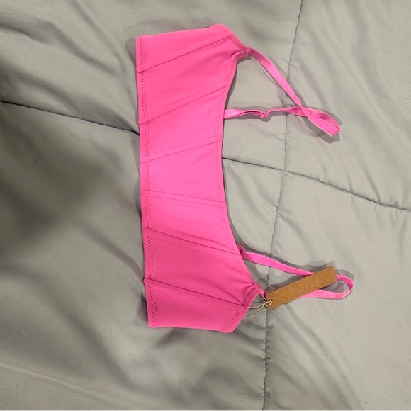 Skims signature swim corset bikini top neon orchid small - Picture 4 of 5